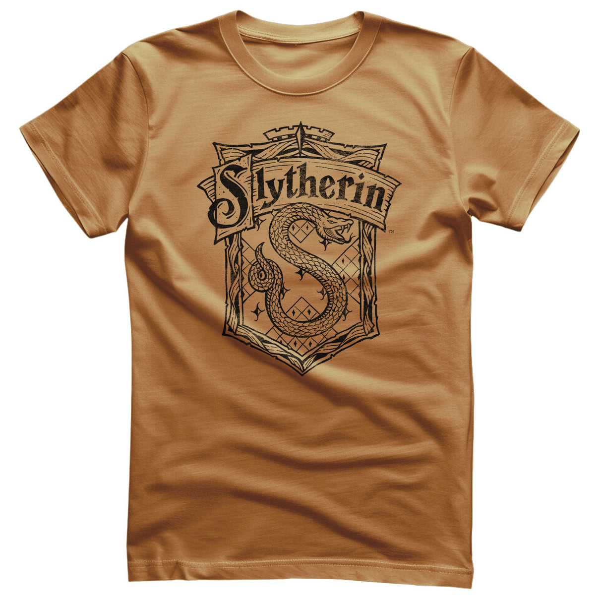 Harry Potter - Slytherin Washed Crest T-Shirt