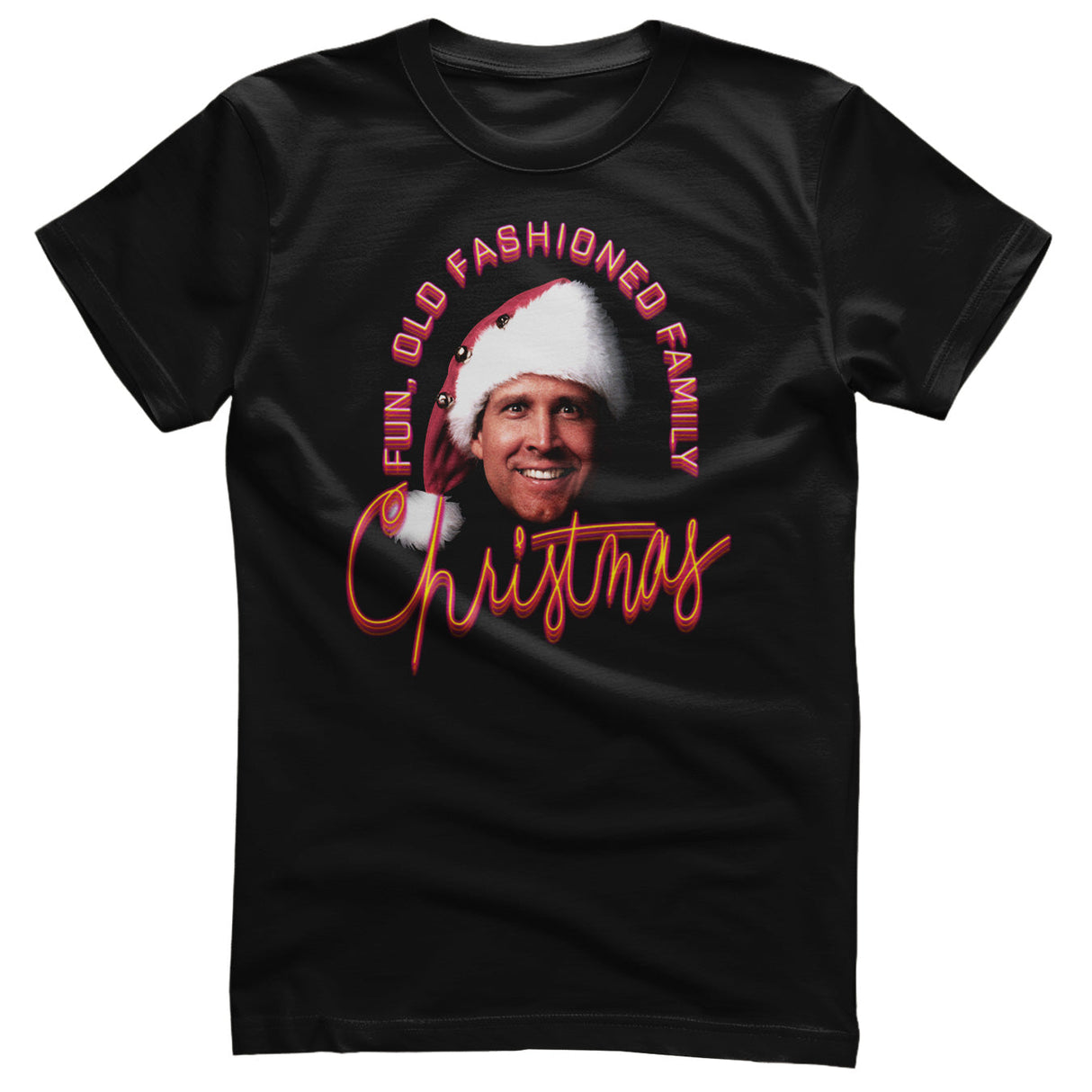 Fun Old Fashioned Christmas Neon T-Shirt