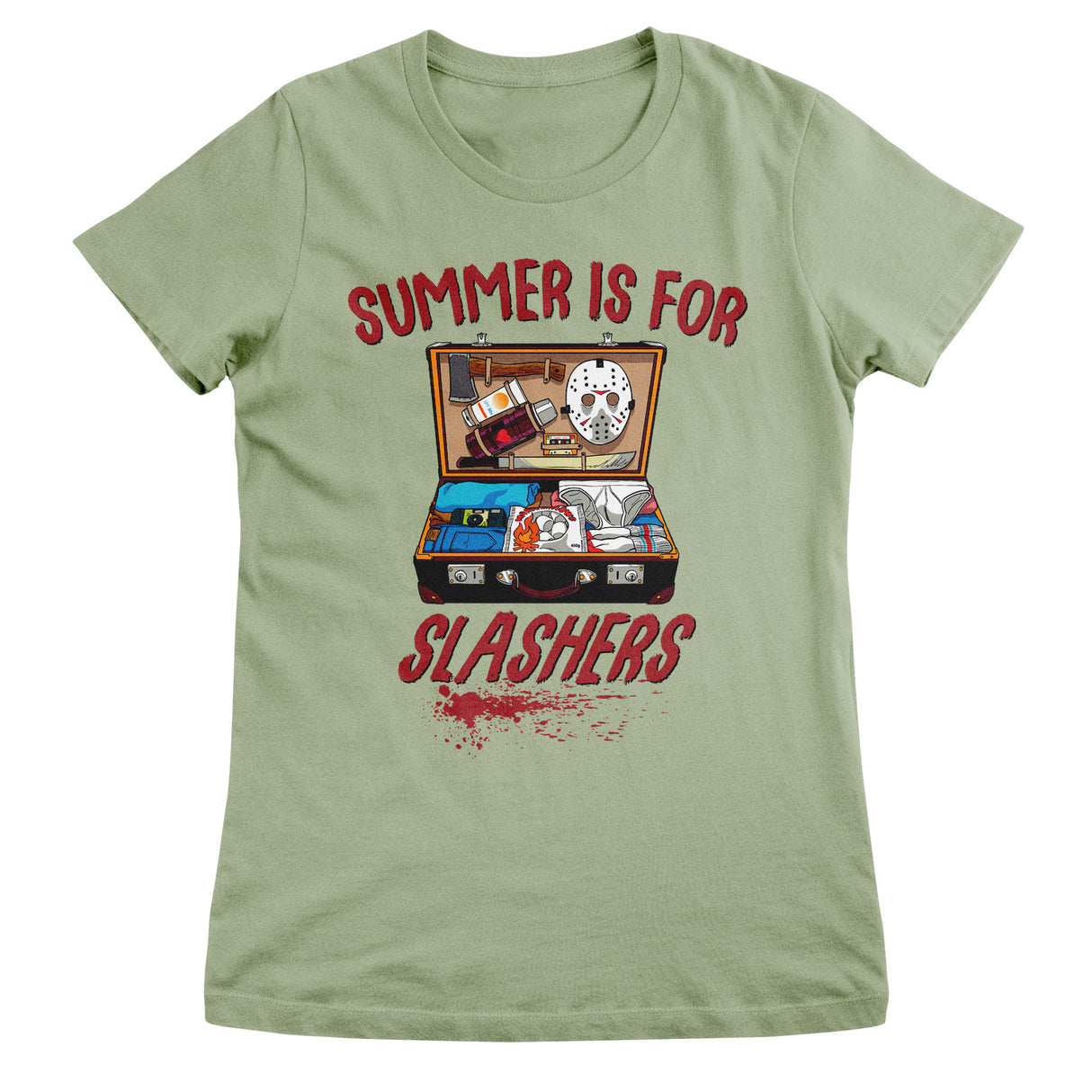 Summer Is For Slashers Girly Tee
