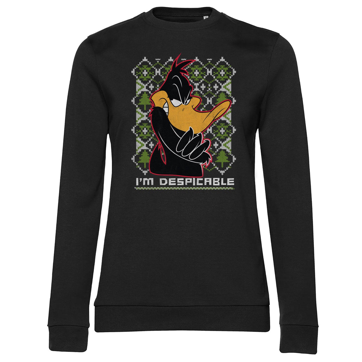 Looney Tunes Christmas - I'm Despicable Girly Sweatshirt