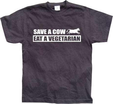 Save A Cow - Eat A Vegetarian T-Shirt