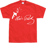 Elvis profil/autograf T-Shirt