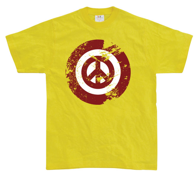 Peace Icon Grunge T-Shirt