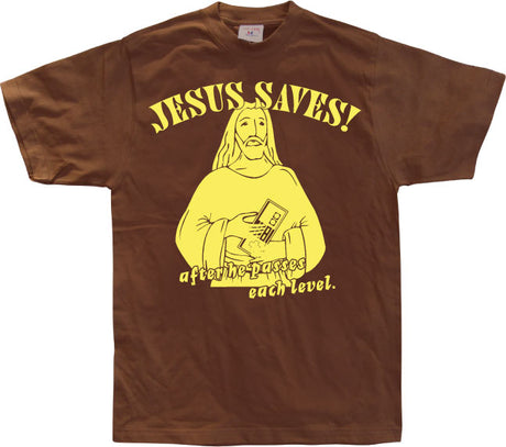 Jesus Saves! ...after he.. T-Shirt