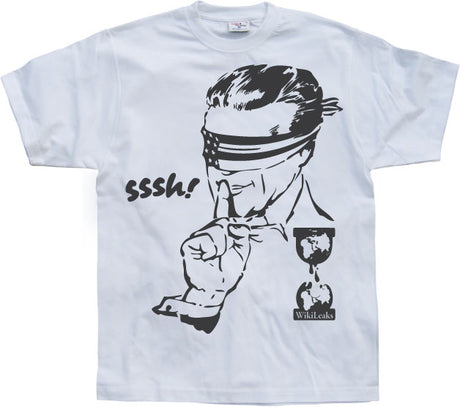 USA Goes Sssh! Wikileaks T-Shirt