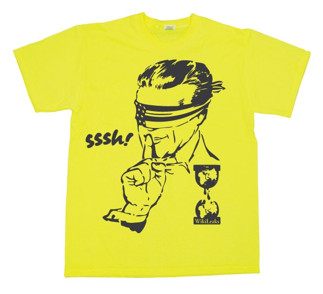 USA Goes Sssh! Wikileaks T-Shirt