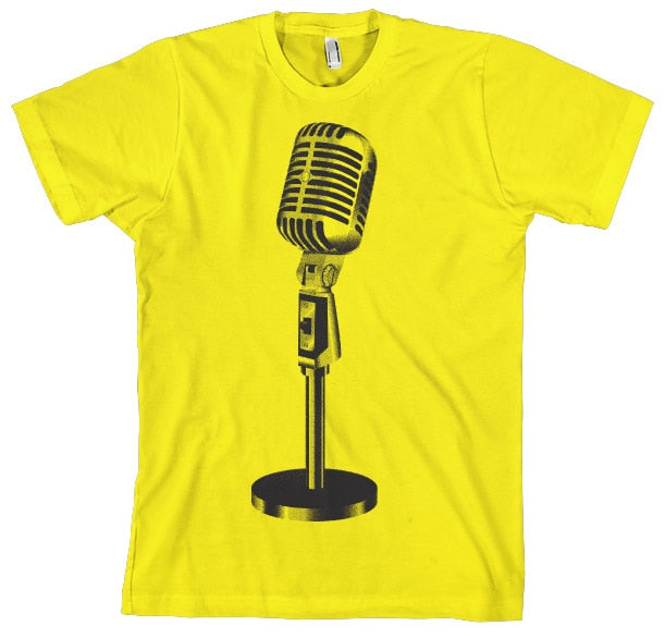 Oldschool Microphone T-Shirt