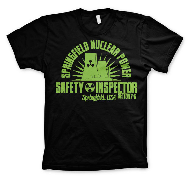 Springfield Nuclear Safety Inspector T-Shirt