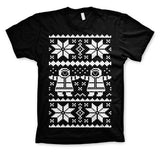 Retro X-Mas Knit Pattern T-Shirt