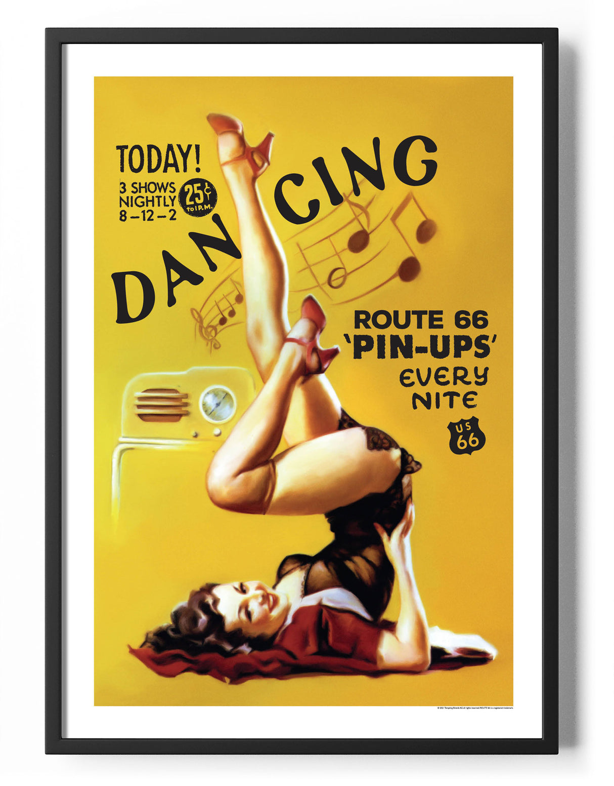 Route 66 Pin-Ups Poster