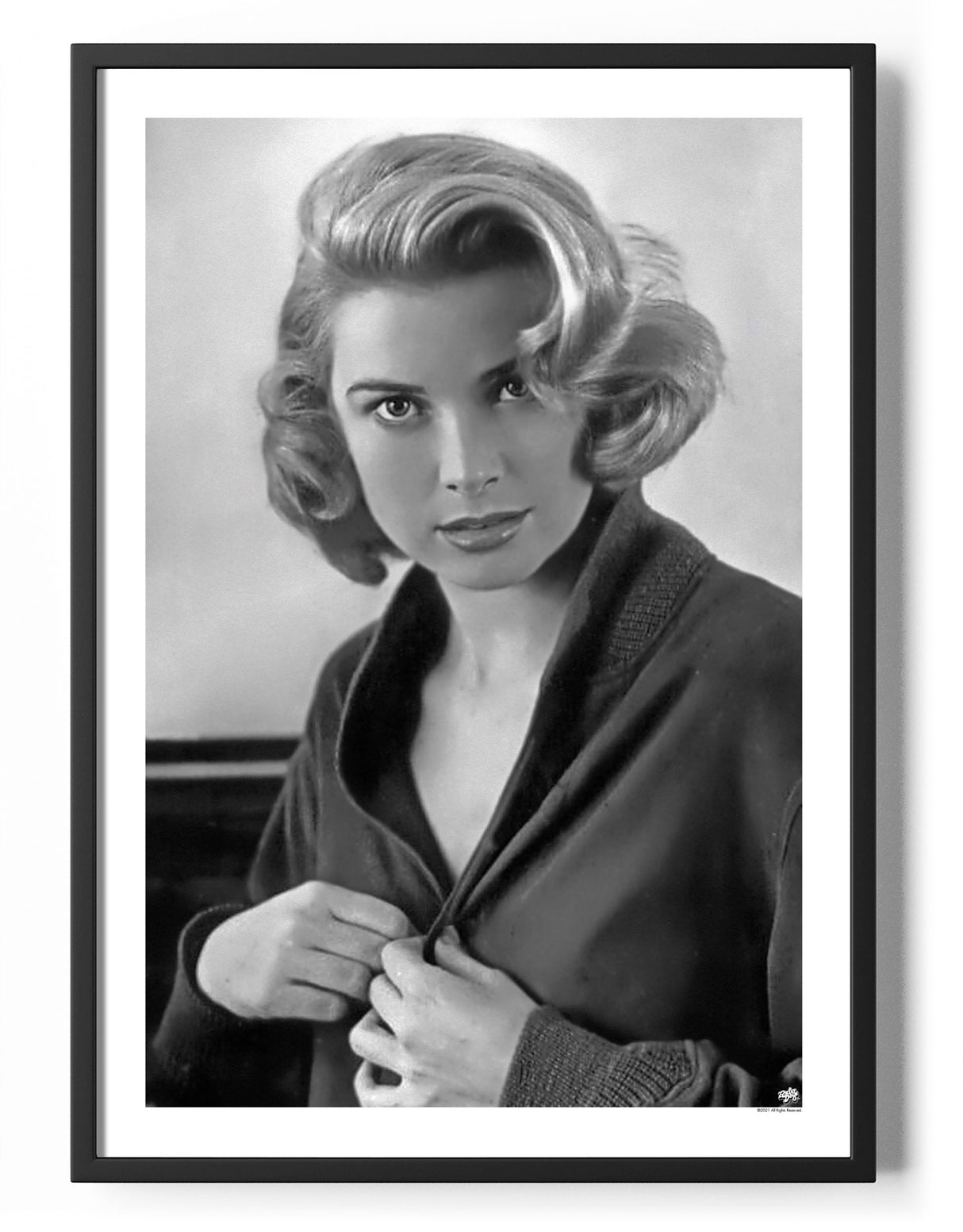 Grace Kelly B/W Photo Poster