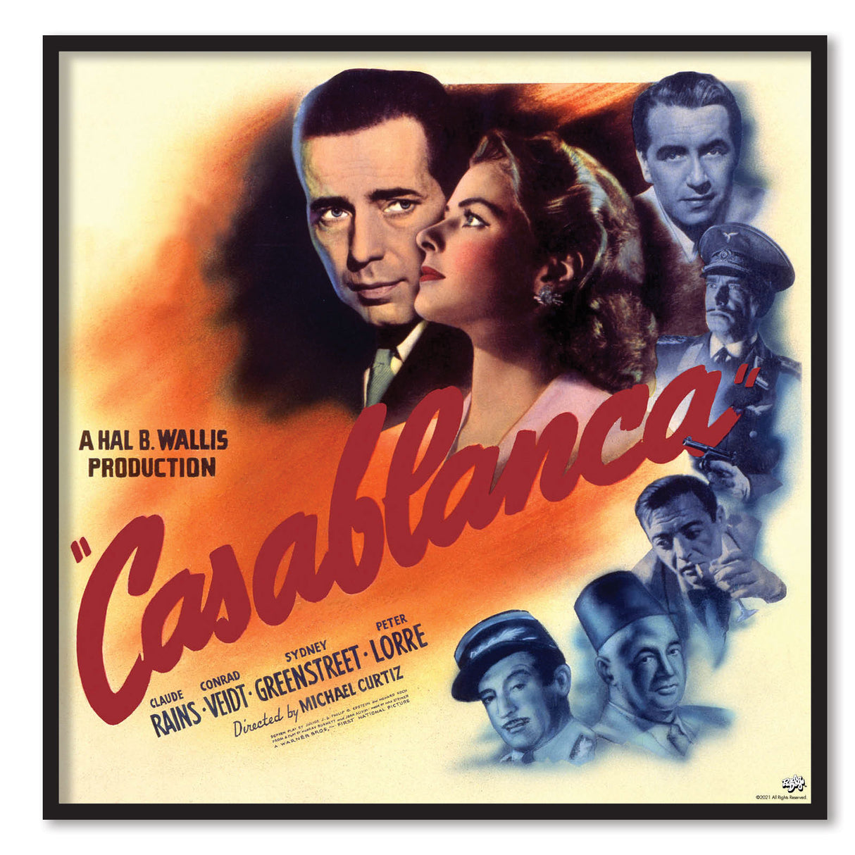 Casablanca Vintage Poster