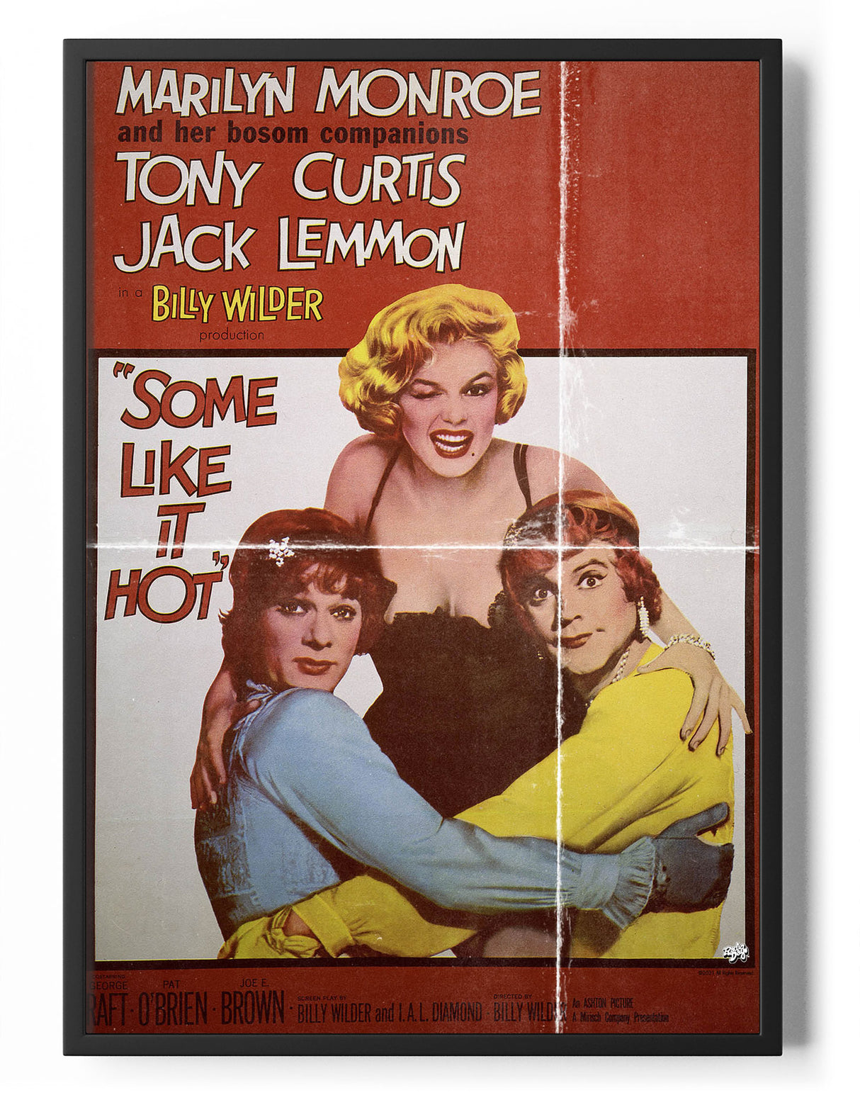 Some Like It Hot Vintage poster