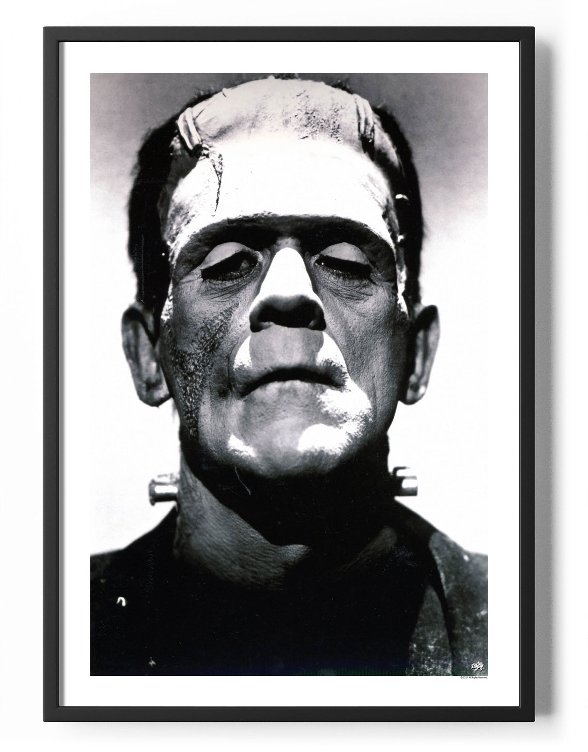 Frankenstein Close-up Poster