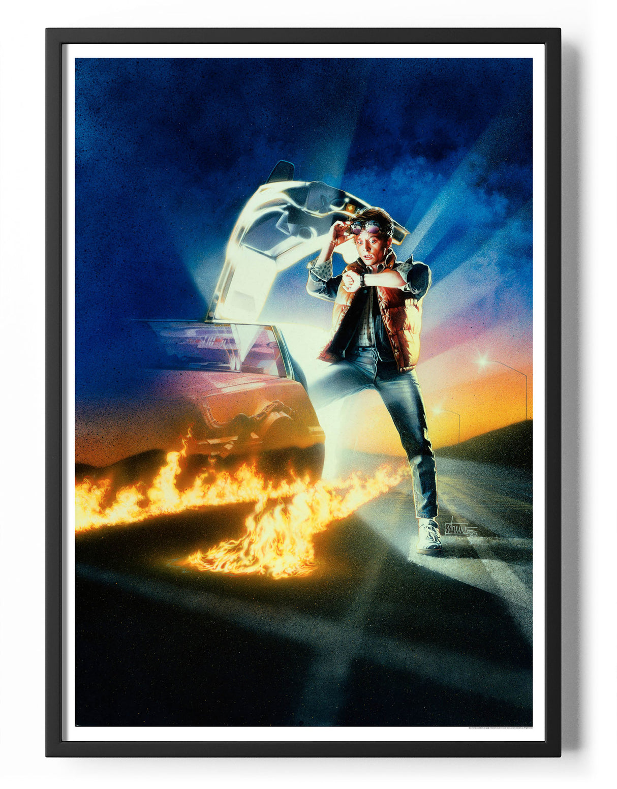 Michael J Fox - Back To The Future Poster