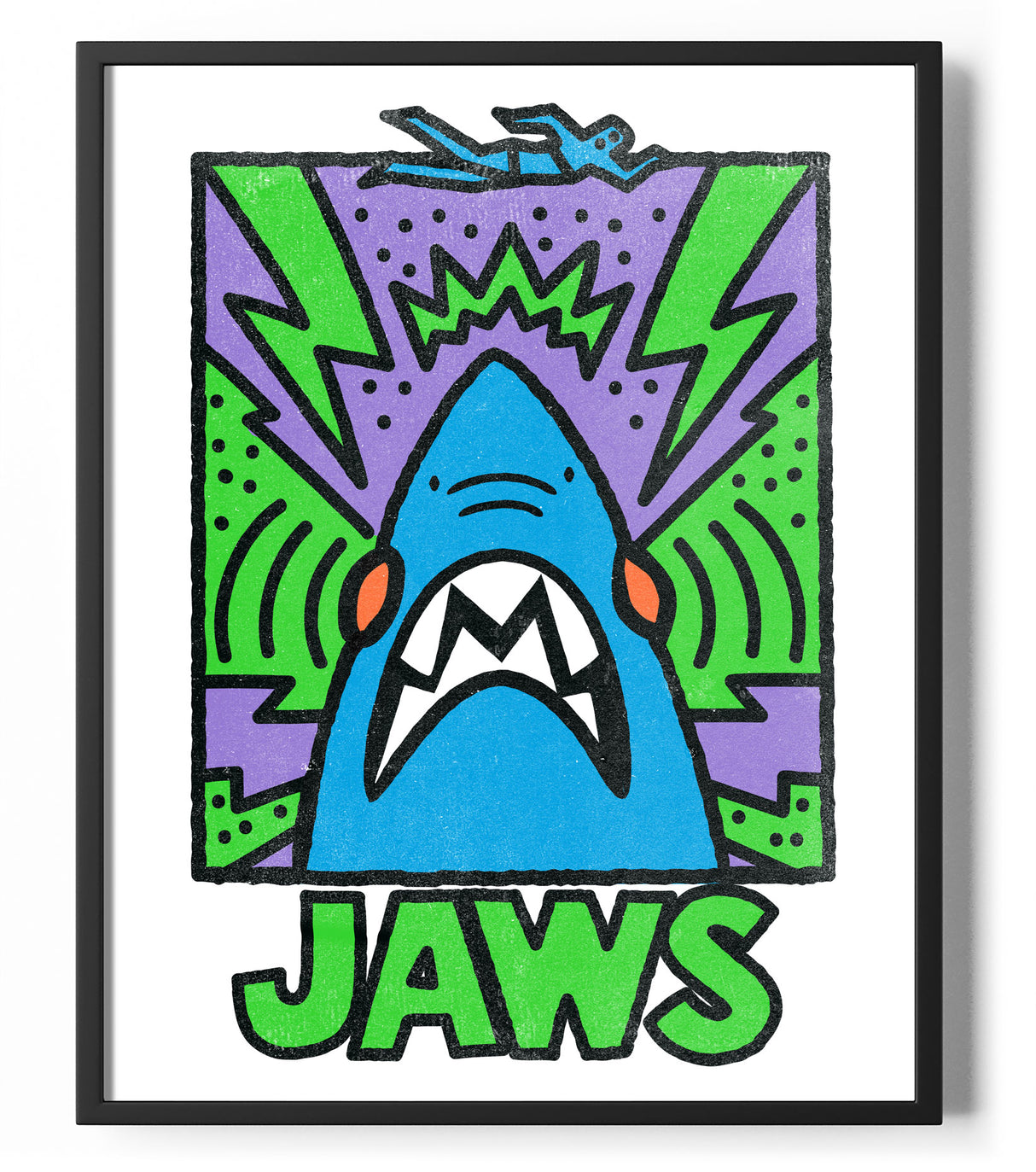 JAWS Art Poster