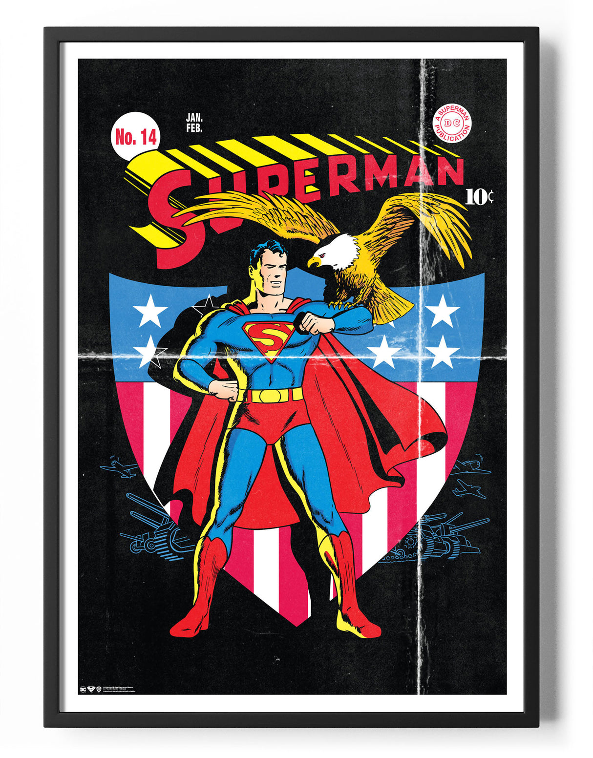 Superman American Eagle Poster