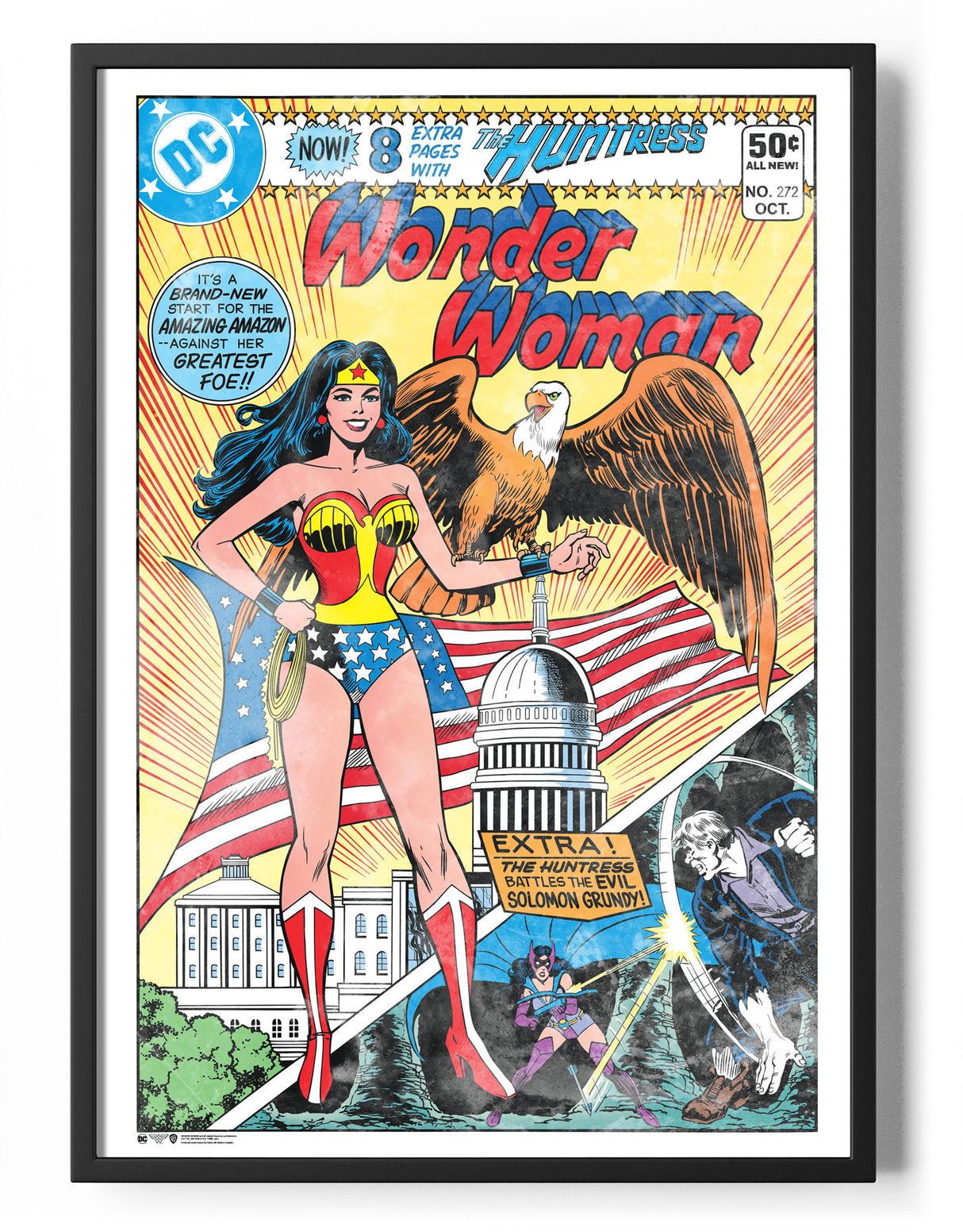 Wonder Woman White House Cover Poster