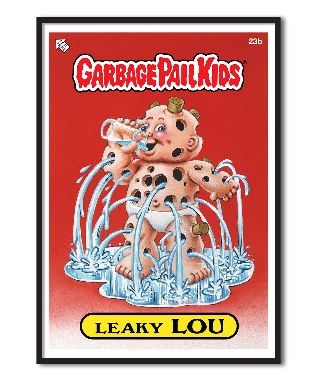 Garbarge Pail Kids - Leaky Lou Poster