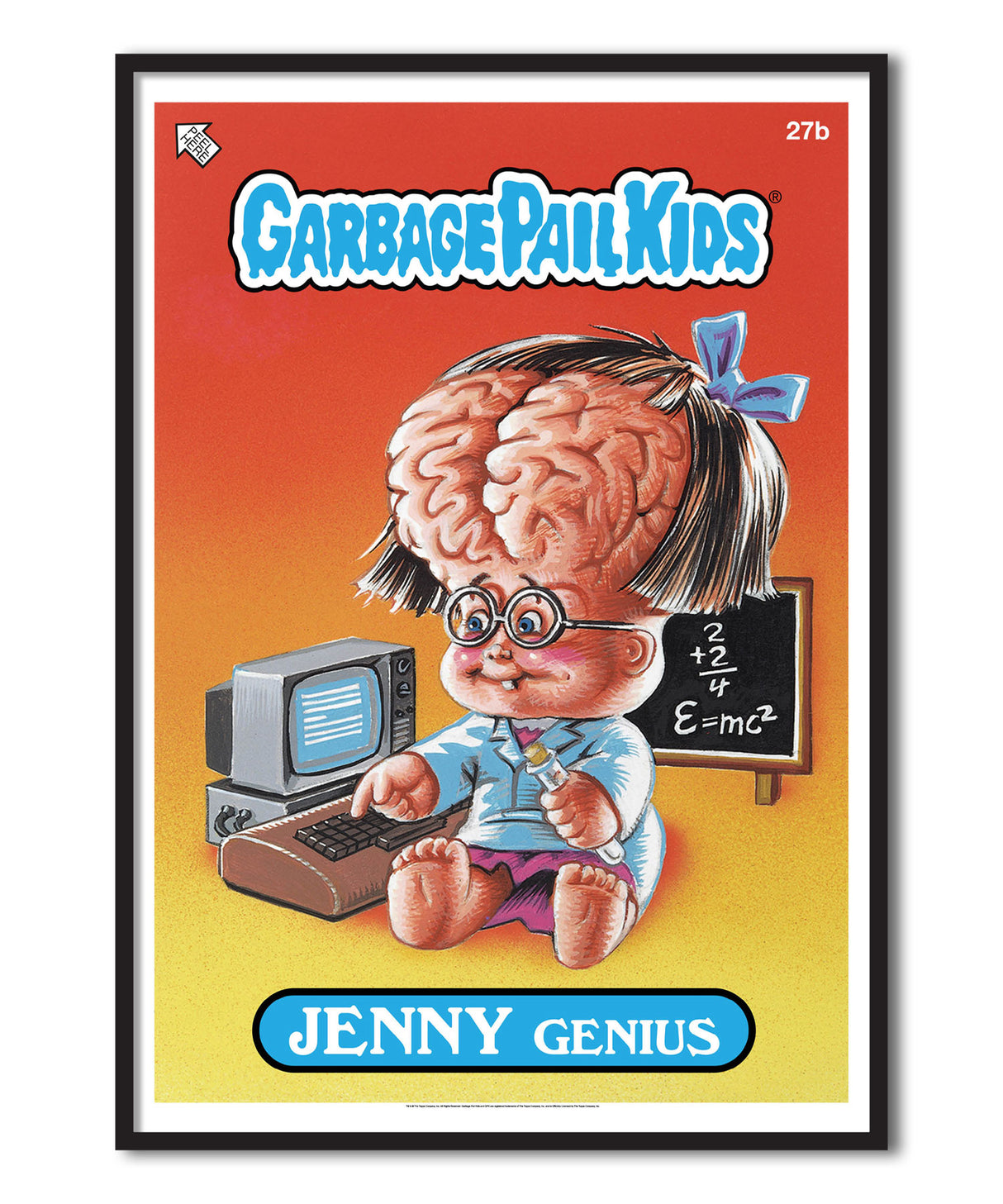 Garbage Pail Kids - Jenny Genius Poster