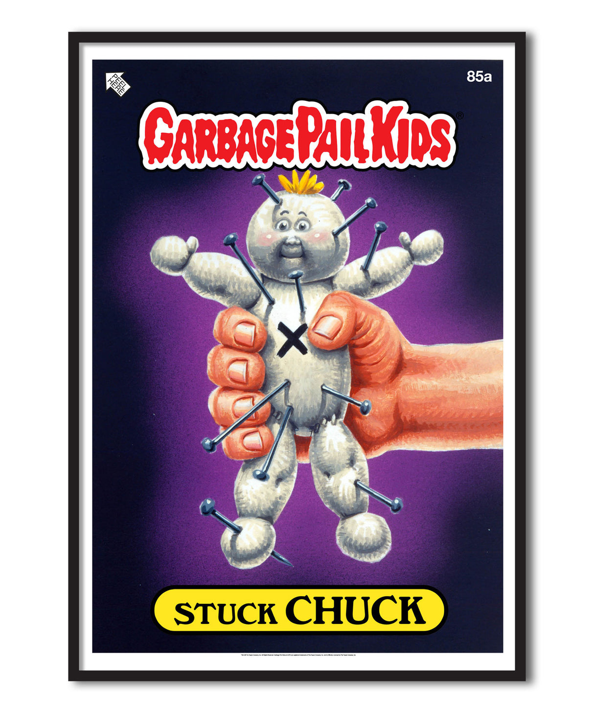 Garbage Pail Kids - Stuck Chuck Poster