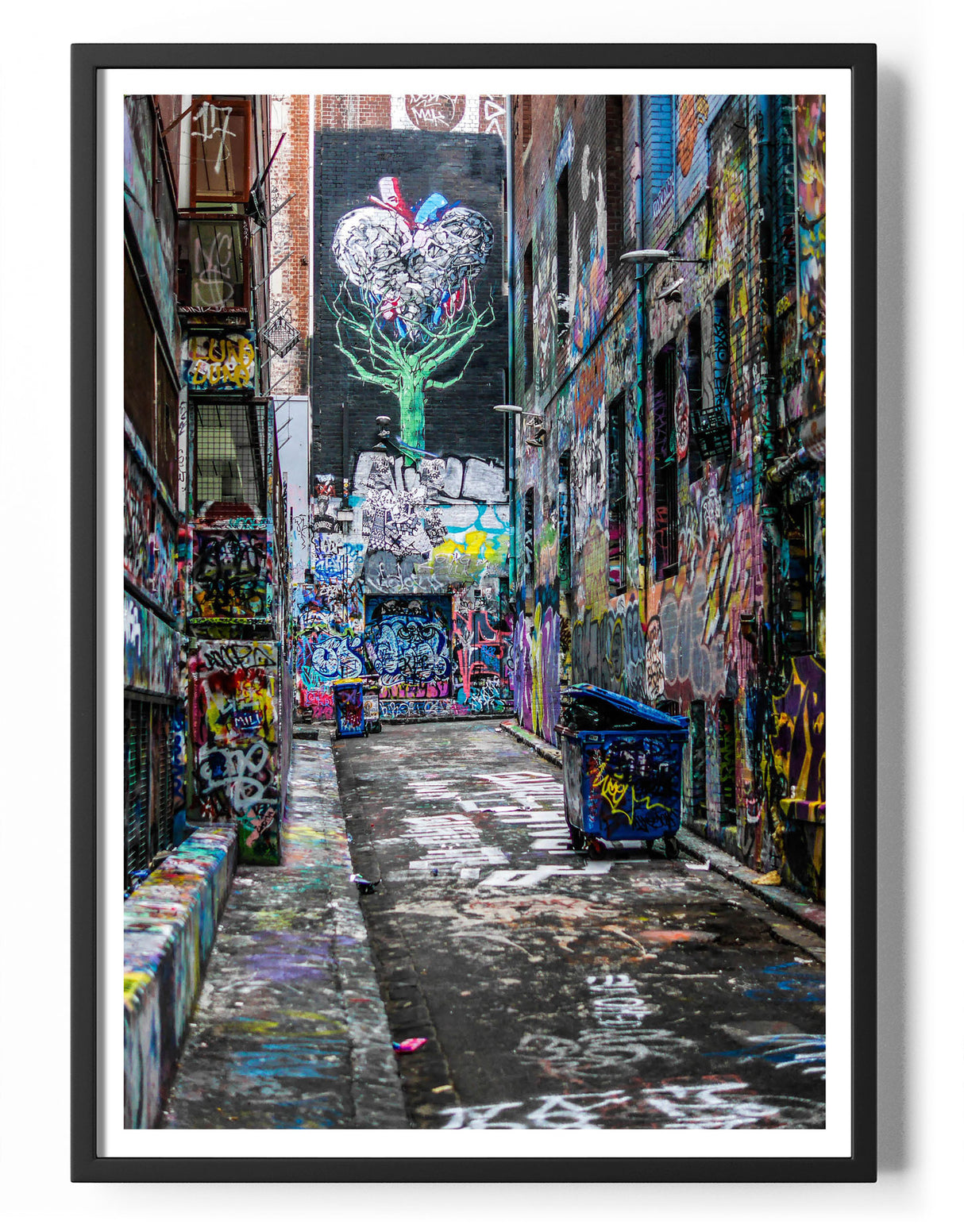 Colorful Alley Poster