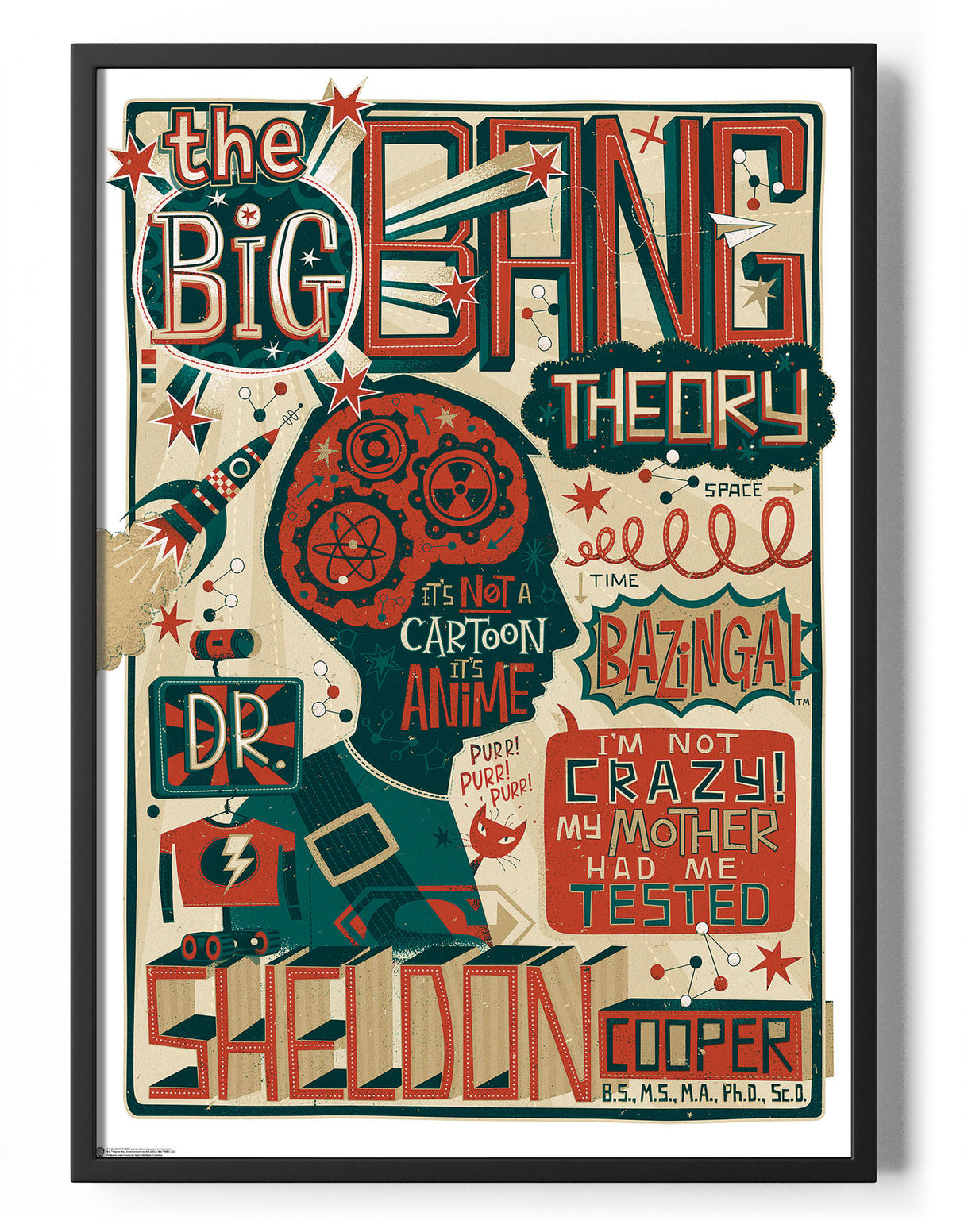 The Big Bang Theory Placard Poster