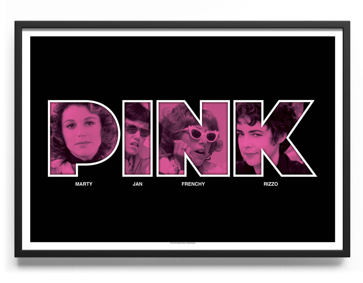 Grease - PINK Poster