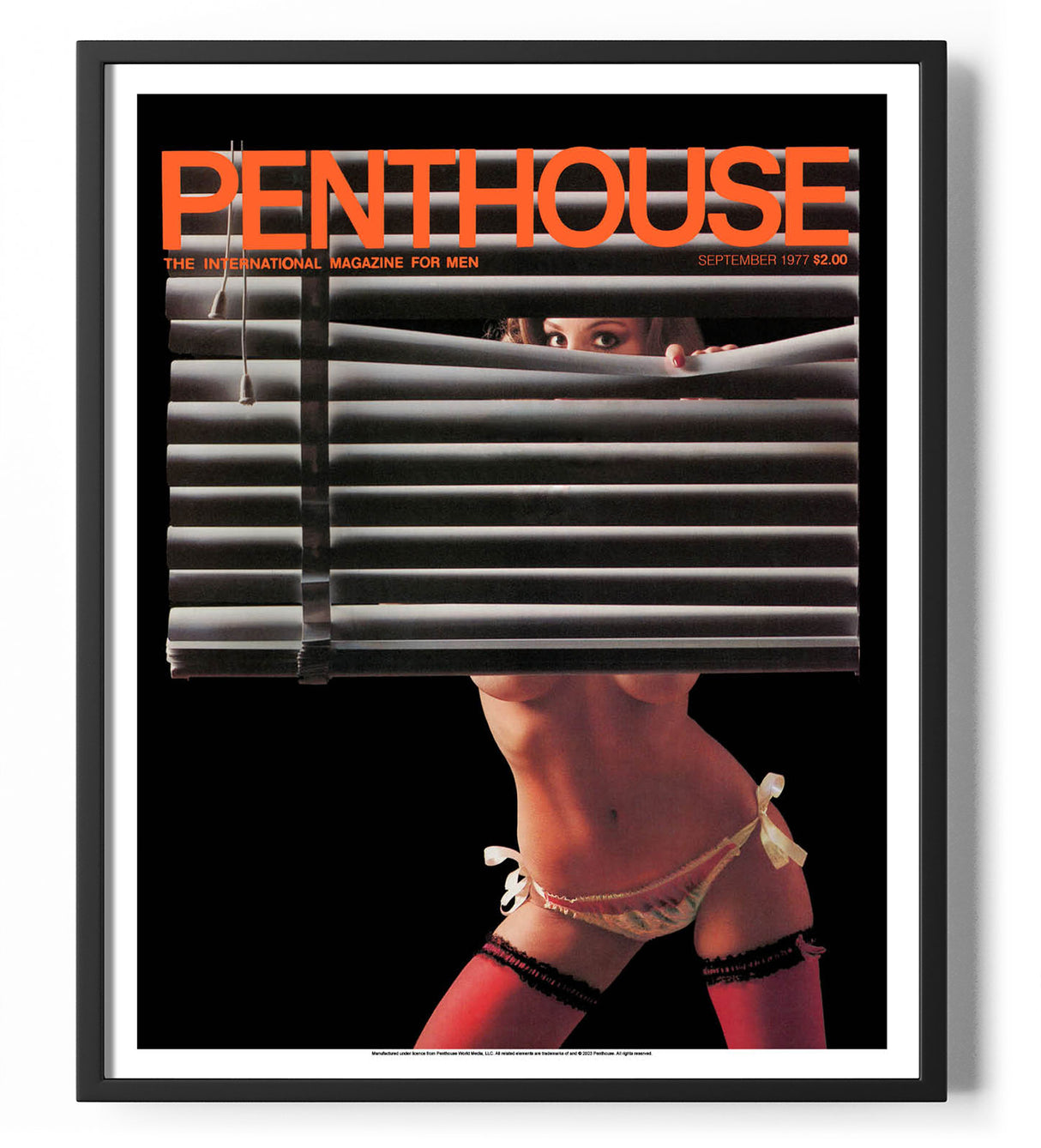 Penthouse Magazine September 1977 Cover Poster