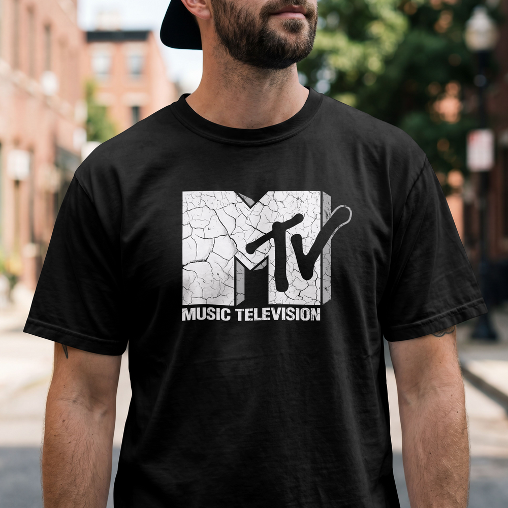 MTV Cracked Logo T-Shirt