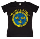 Swedish Airforce Distressed Girly T-shirt