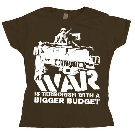 War Is Terrorism Girly T-shirt