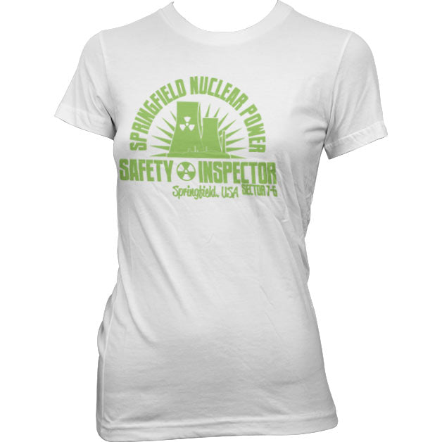 Springfield Nuclear Safety Inspector Girly T-Shirt