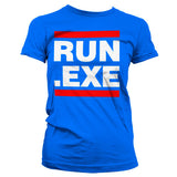 Run .EXE Girly T-Shirt