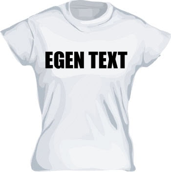 Girly T-shirt med egen text