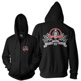 Shelby Racing Flags Zipped Hoodie