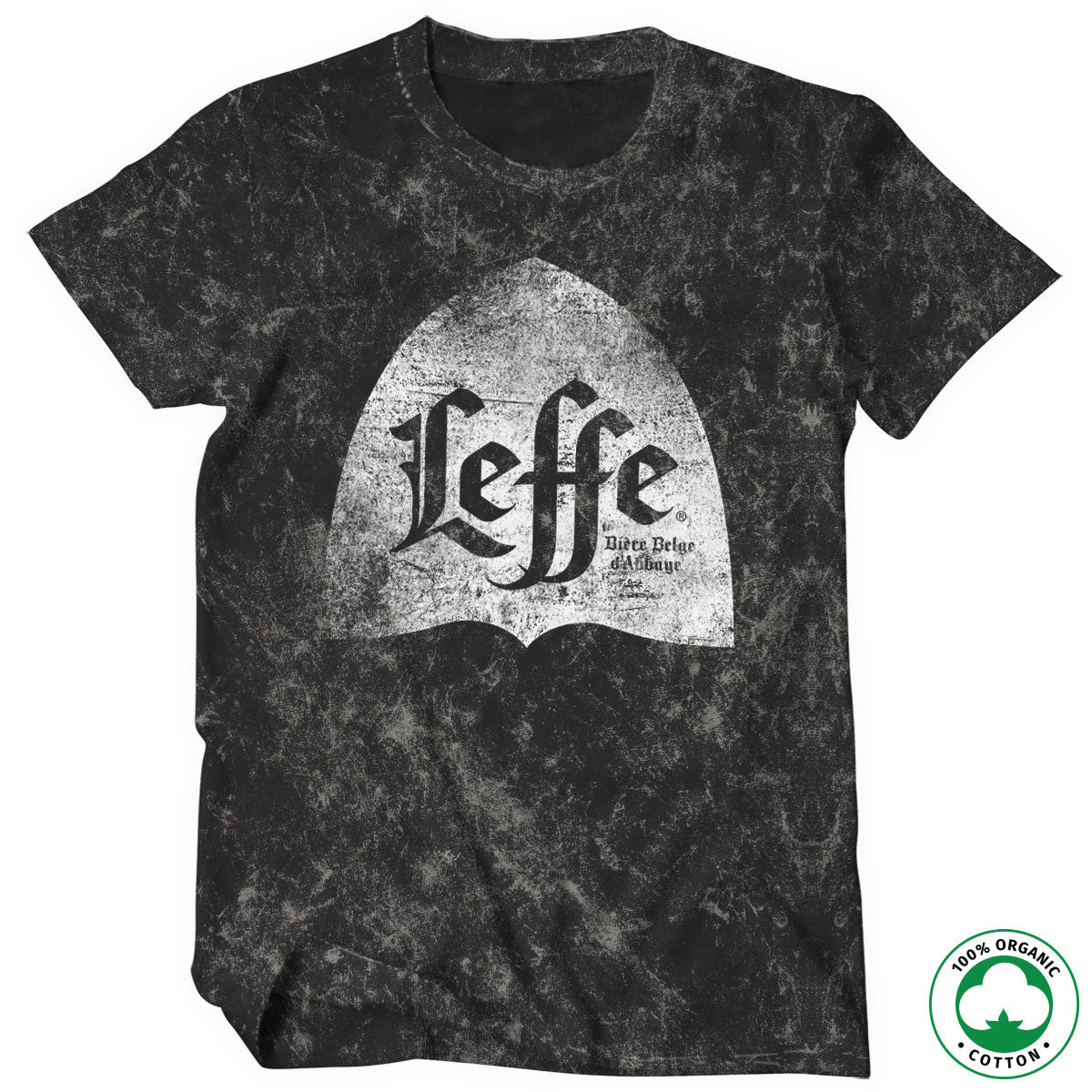 Leffe Distressed Alcove Logo Organic Tee