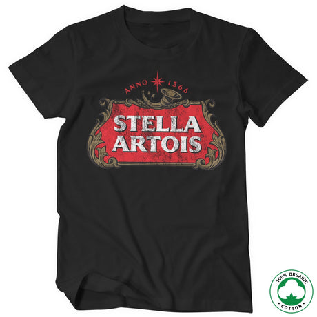 Stella Artois Washed Logo Organic T-Shirt