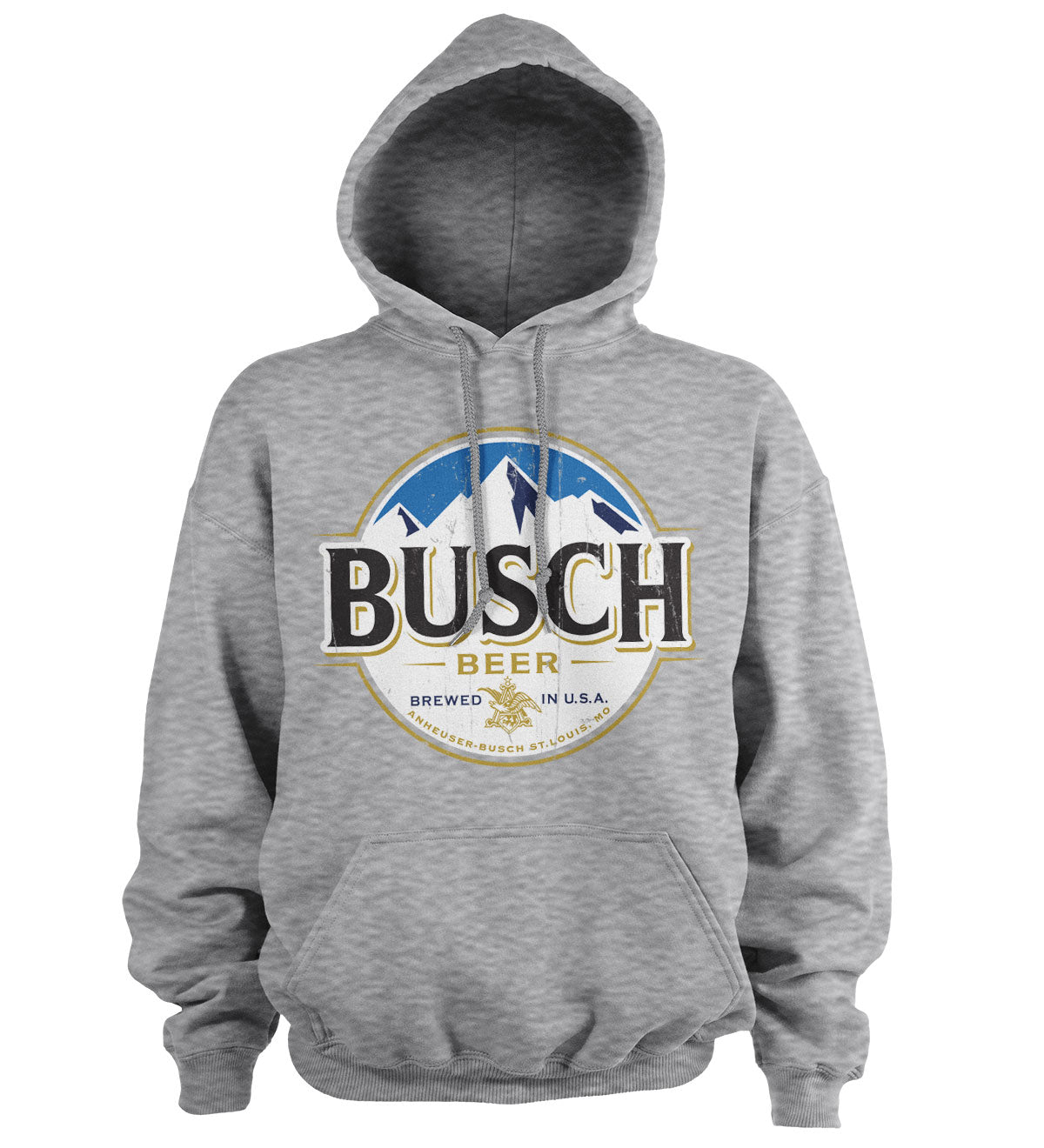 Busch Beer Vintage Label Hoodie