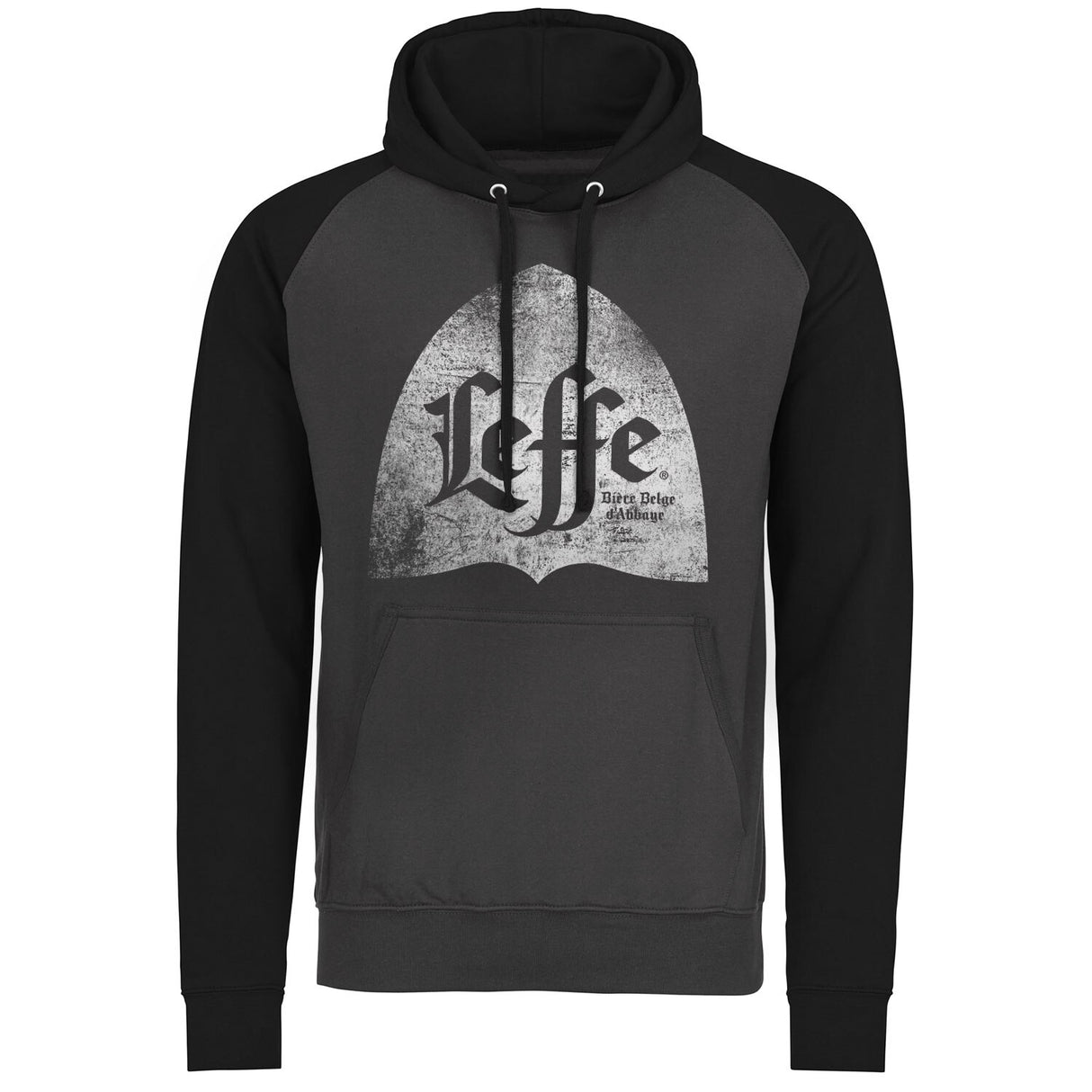 Leffe Distressed Alcove Logo Baseball Hoodie