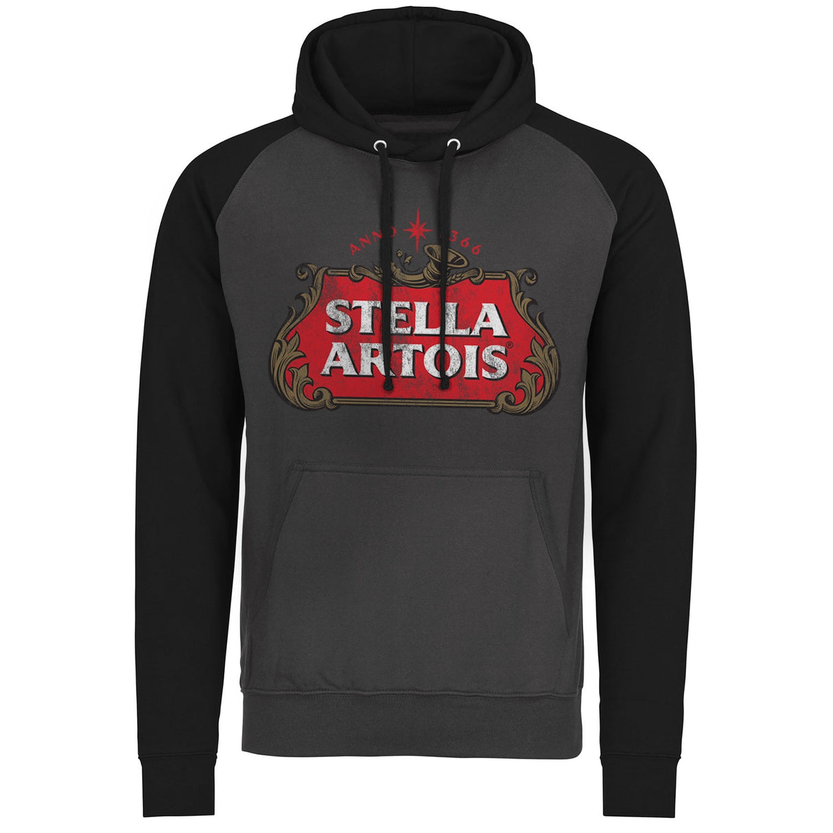 Stella Artois Washed Logo Baseball Hoodie