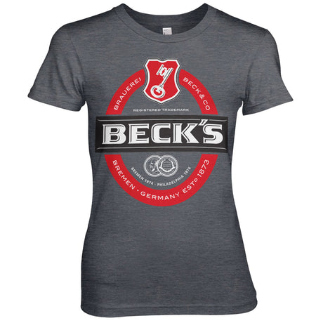 Beck's Label Logo Girly Tee