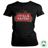 Stella Artois Washed Logo Organic Girly T-Shirt