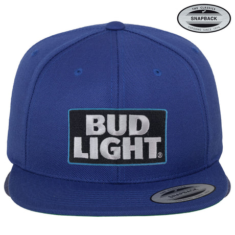 Bud Light Logo Patch Premium Snapback Cap