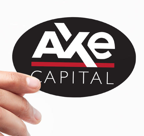 AXE Capital Oval Logo Sticker