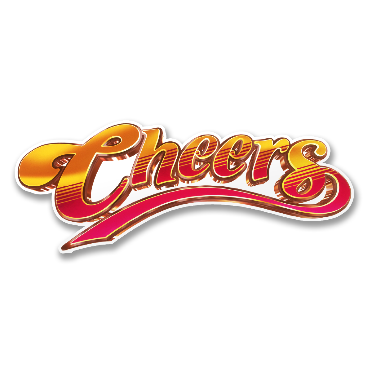 Cheers Logo Sticker