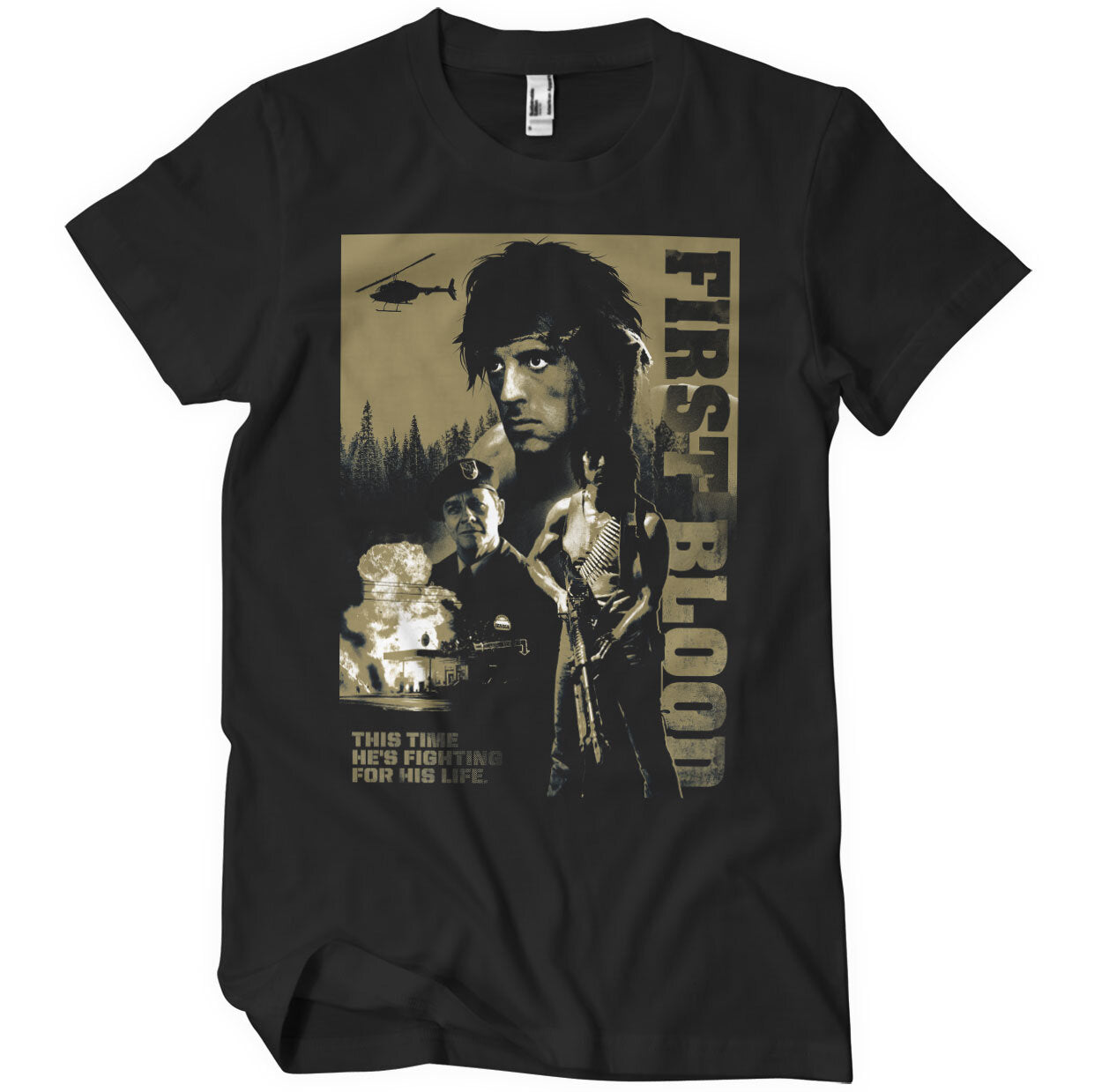 Rambo III Poster T-Shirt – Shirtstore