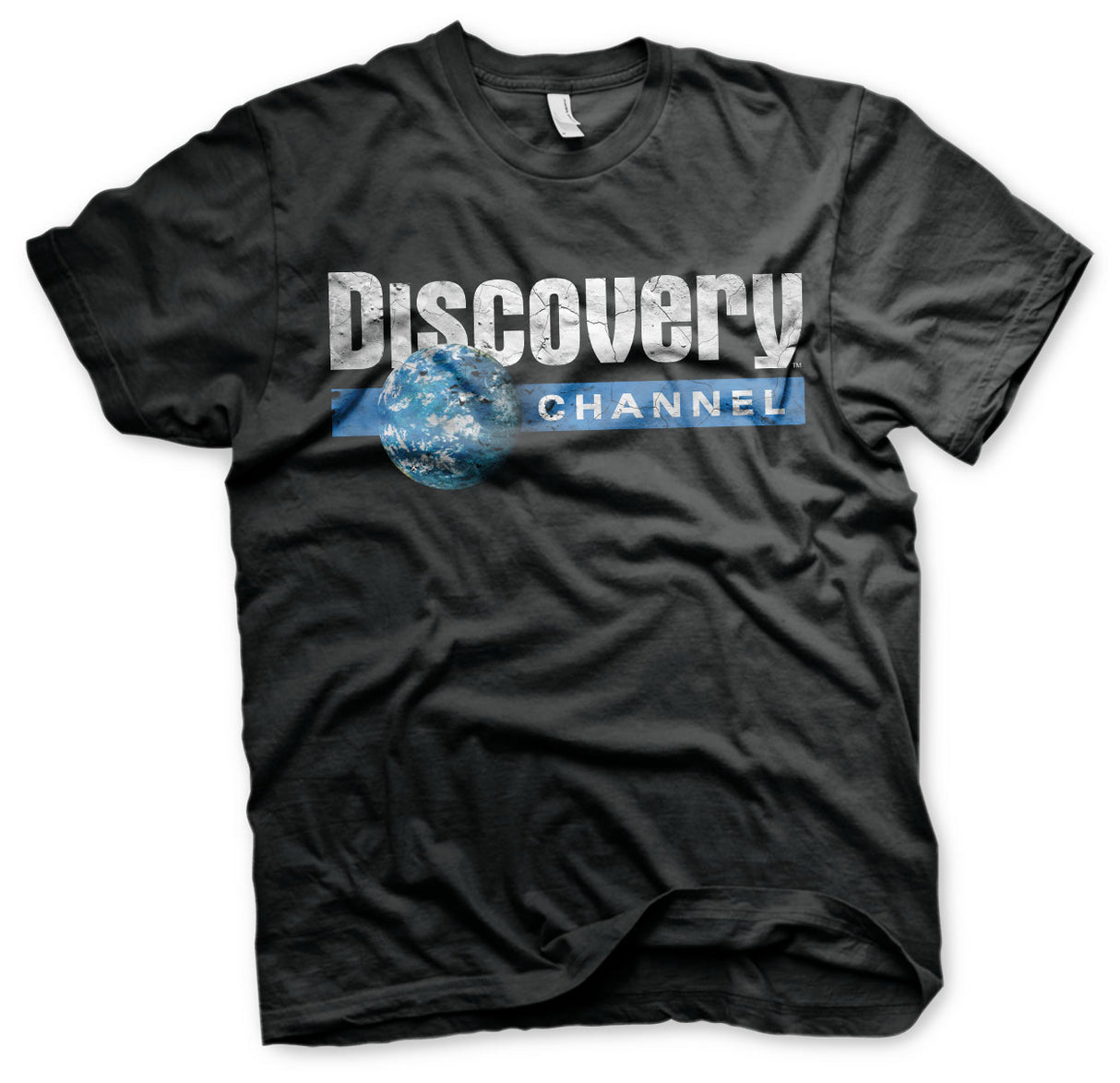 Discovery Cracked Globe Logo T-Shirt