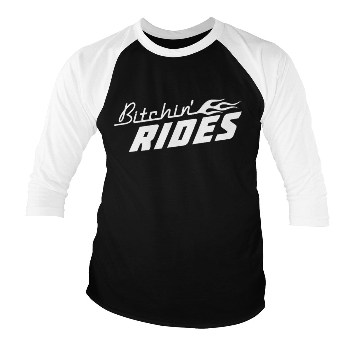 Bitchin' Rides Logo Baseball 3/4 Sleeve Tee