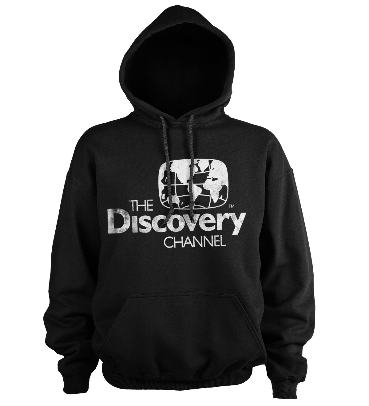 Discovery Channel Distressed Logo Hoodie